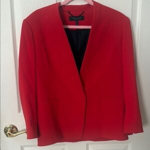 Rag & Bone Red Blazer Classic Suit Jacket size 10